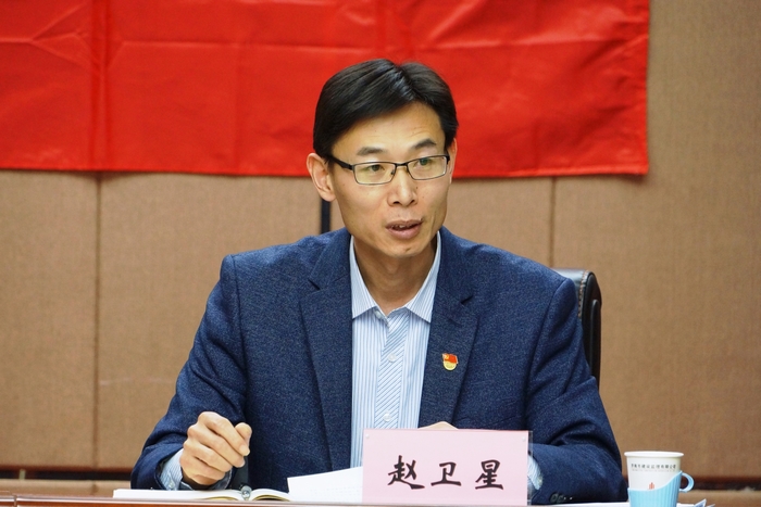 中共濟南市委市直機關(guān)工作委員會副巡視員趙衛(wèi)星到會指導.jpg 中共濟南市委市直機關(guān)工作委員會副巡視員趙衛(wèi)星到會指導.jpg